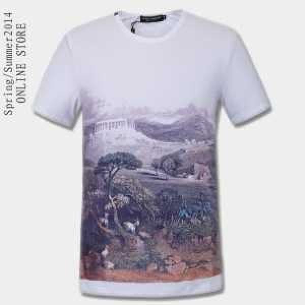 抜群の雰囲気が作れる!2026春夏新作 Dolce&amp;Gabbana ドルチェ＆ガッバーナ 半袖Tシャツ