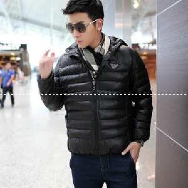新入荷 ARMANI アルマーニ 2026-14秋冬新作 ダウンジャケット BLACK