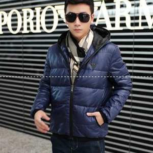 新入荷 ARMANI アルマーニ 2026-14秋冬新作 ダウンジャケット NAVY
