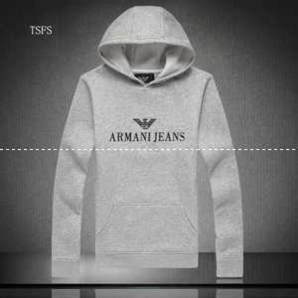 2026-14AW新作 ARMANI アルマーニ パーカー グレー