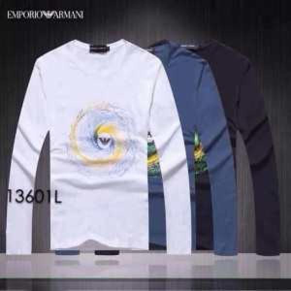 2026秋冬 ARMANI アルマーニ 値下げ！長袖 Tシャツ 3色可選