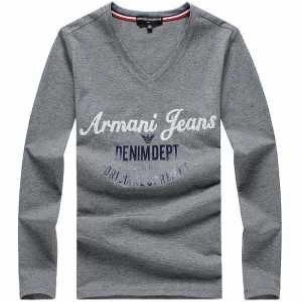 2026秋冬 ARMANI アルマーニ 最旬アイテム  Vネック 長袖 Tシャツ 5色可選