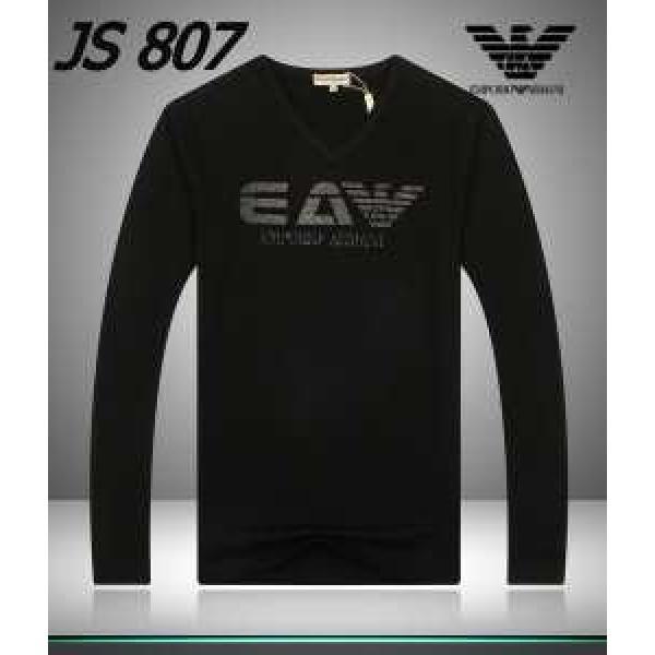 2026秋冬 値下げ！ARMANI アルマーニ Vネック 長袖 Tシャツ 2色可選