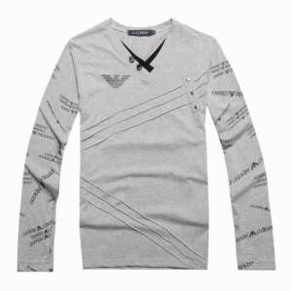 2026秋冬 売れ筋！ARMANI アルマーニ Vネック 長袖 Tシャツ