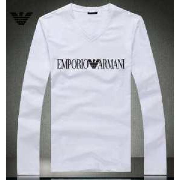 2026秋冬 ARMANI アルマーニ めちゃくちゃお得 Vネック 長袖 Tシャツ 3色可選