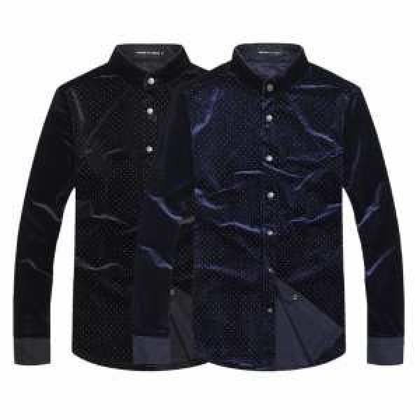 2026秋冬 超人気美品◆ ARMANI アルマーニ  ボタンダウン スタンド 長袖 Tシャツ