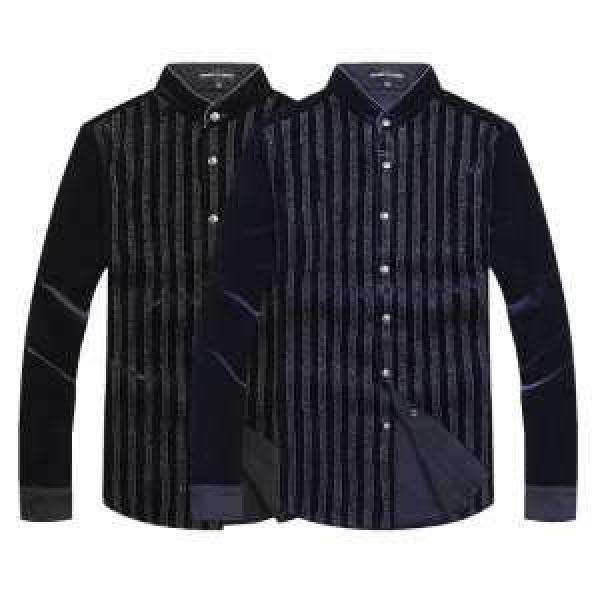 2026秋冬 値下げ！ ARMANI アルマーニ  ボタンダウン スタンド 長袖 Tシャツ
