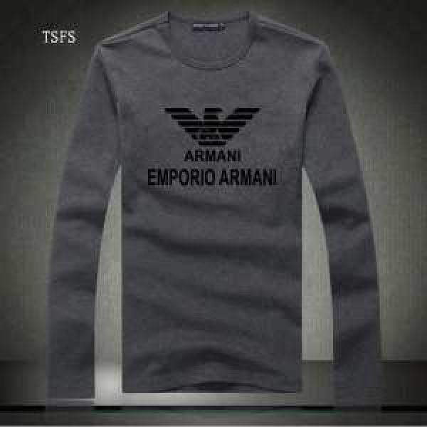 2026秋冬 首胸ロゴ  ARMANI アルマーニ 長袖 Tシャツ