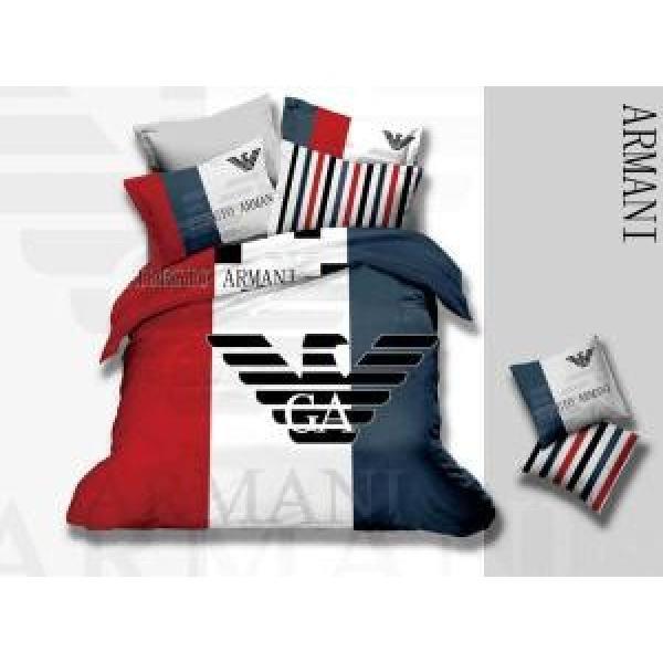 秋冬 ARMANI アルマーニ 2026 超人気美品◆ シンプル格調風 寝具セット 4点セット