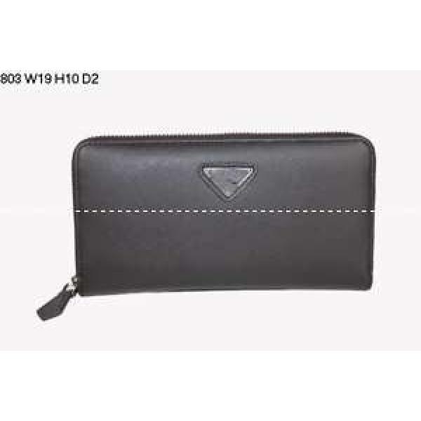 最高ランクPRADA プラダ二つ折り小銭入れ 長財布.158.