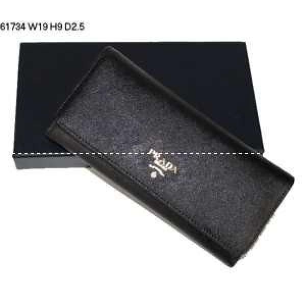 最高ランクPRADA プラダ二つ折り小銭入れ 長財布.158.