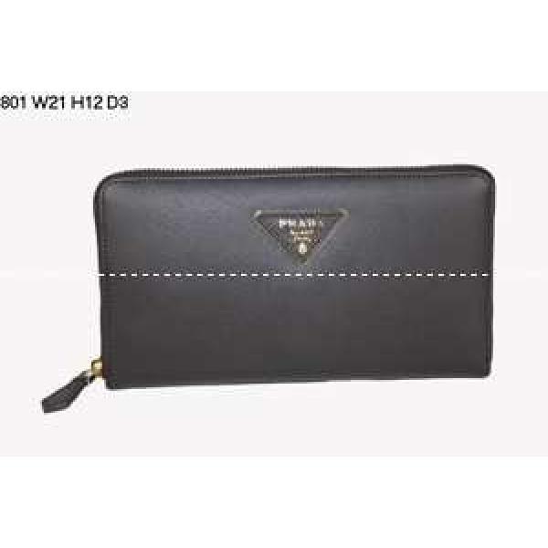 最高ランクPRADA プラダ二つ折り小銭入れ 長財布.158.