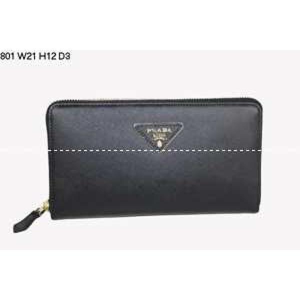 最高ランクPRADA プラダ二つ折り小銭入れ 長財布.158.