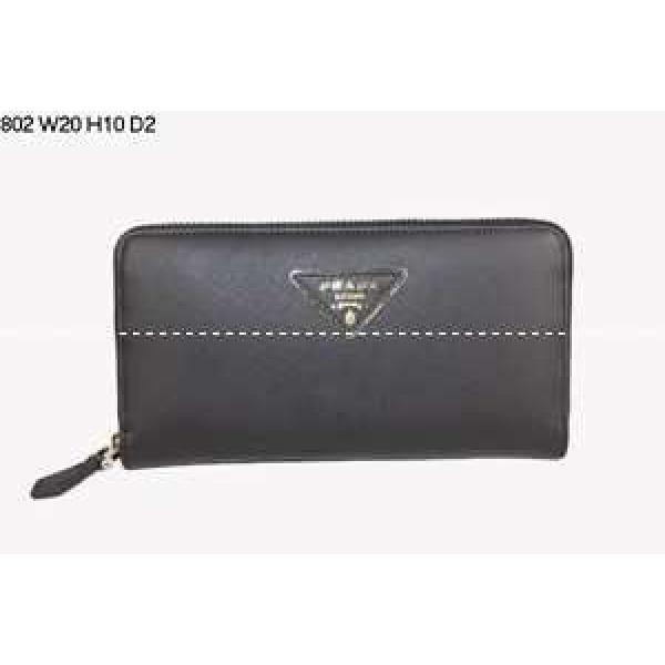最高ランクPRADA プラダ二つ折り小銭入れ 長財布.158.