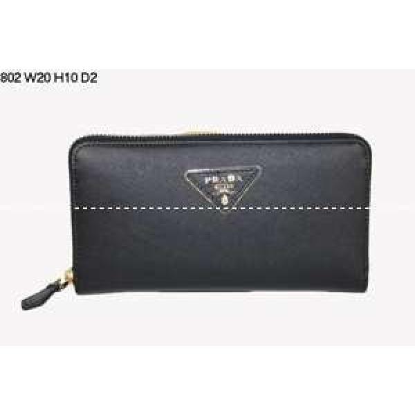 最高ランクPRADA プラダ二つ折り小銭入れ 長財布.158.