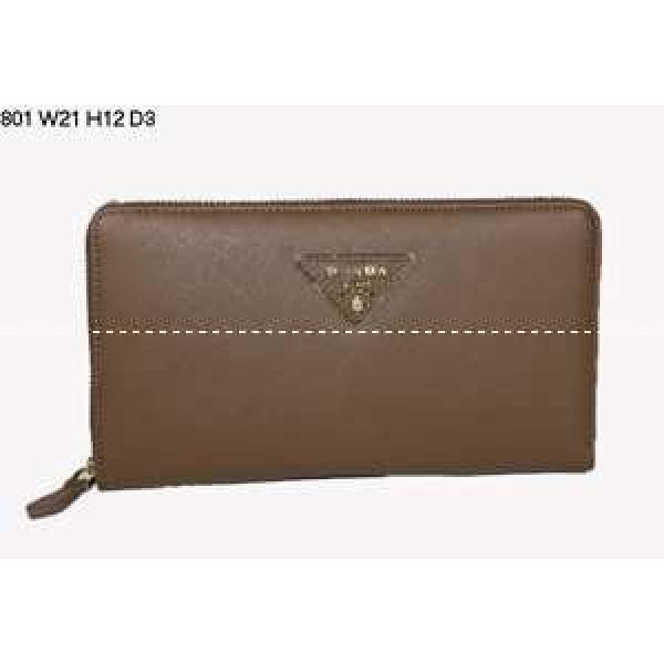 最高ランクPRADA プラダ二つ折り小銭入れ 長財布.158.