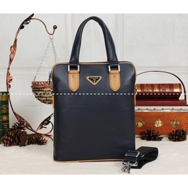 PRADA プラダ メンズ バッグ 手持ち&amp;ショルダー掛け B52132-BL.57.