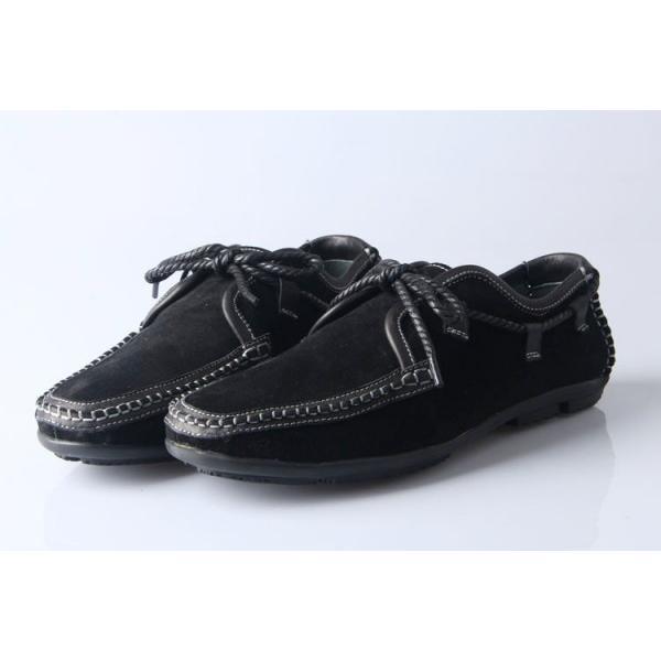 新入荷 2026-14秋冬新作 PRADA プラダ デッキシューズ スエード 靴 BLACK