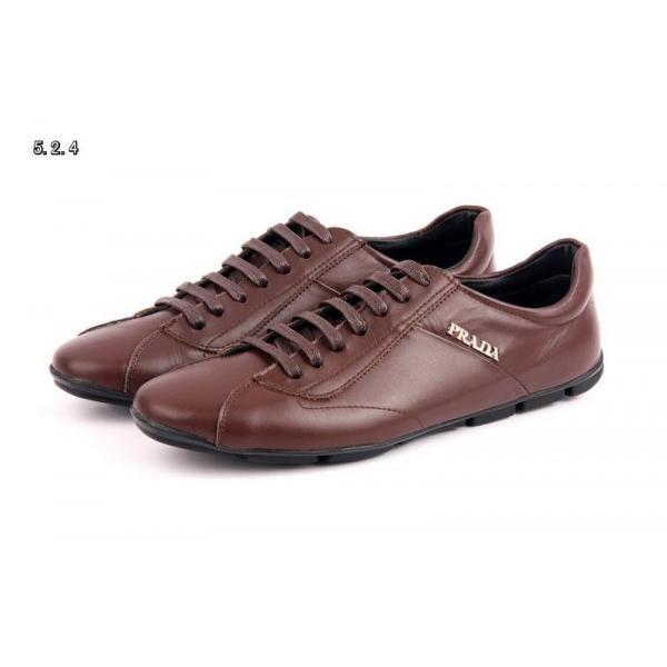 新作登場 2026-14秋冬新作 PRADA プラダ カジュアルシューズ 靴 BROWN