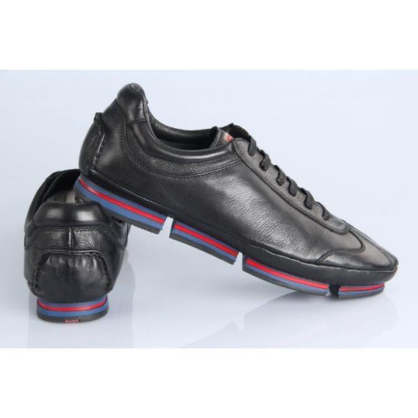 人気商品 2026-14秋冬新作 PRADA プラダ ビジネスシューズ 靴 BLACK
