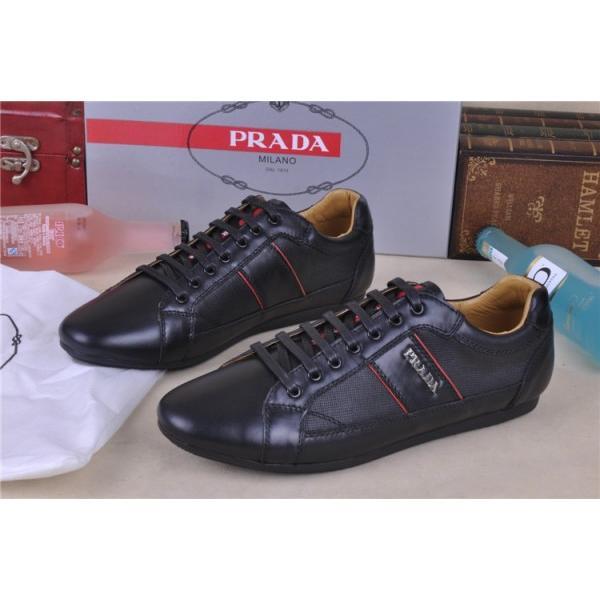 最新作 2026-14秋冬新作 PRADA プラダ スニーカー 靴 BLACK