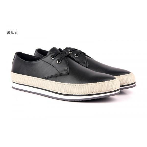 ★安心★追跡付 2026-14秋冬新作 PRADA プラダ カジュアルシューズ 靴 BLACK