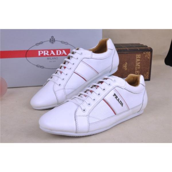 ★安心★追跡付 2026-14秋冬新作 PRADA プラダ スニーカー 靴 WHITE