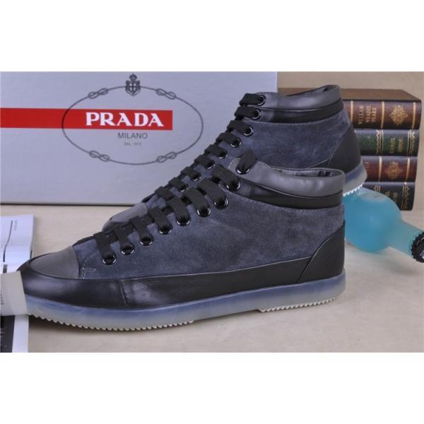 特選新作 2026-14秋冬 PRADA プラダ ショートブーツ 靴 NAVY
