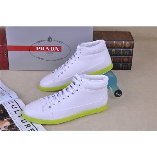 特選新作 2026-14秋冬 PRADA プラダ ショートブーツ 靴 WHITE
