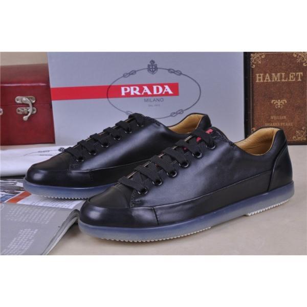 人気商品 2026-14秋冬新作 PRADA プラダ スニーカー 靴 ブラック