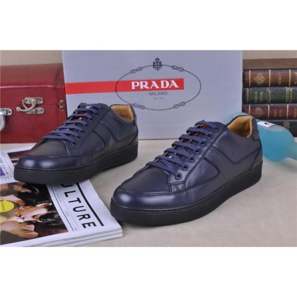 SALE開催 2026-14秋冬 PRADA プラダ カジュアルシューズ 靴 ネイビー