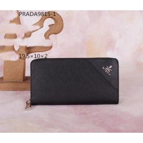 2026 首胸ロゴ PRADA プラダ 財布メンズ 9815-1.158.
