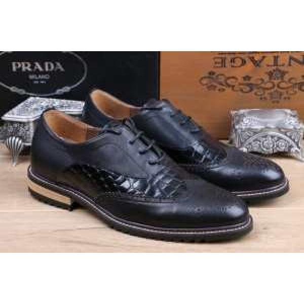 2026 PRADA プラダ 超レア ビジネスシューズ 2色可選