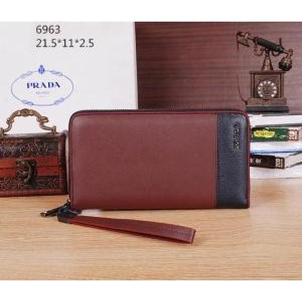 PRADA プラダ ◆モデル愛用◆ 2026 ファスナー開閉 財布メンズ 6963.158.