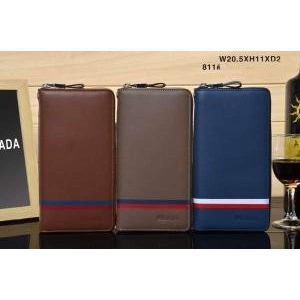 PRADA プラダ 格安！2026 ファスナー開閉 財布メンズ 811.158.