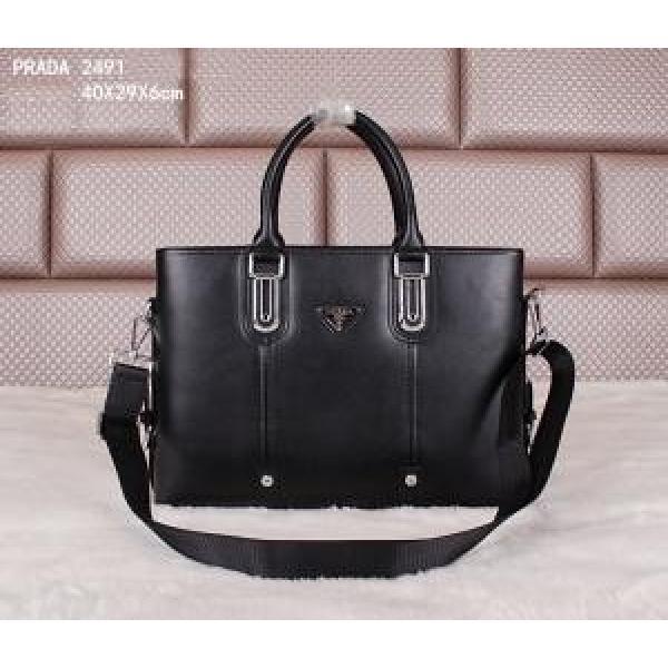 PRADA プラダ ～希少 2026 メンズ用 手持ち&amp;ショルダー掛け 2491.57.