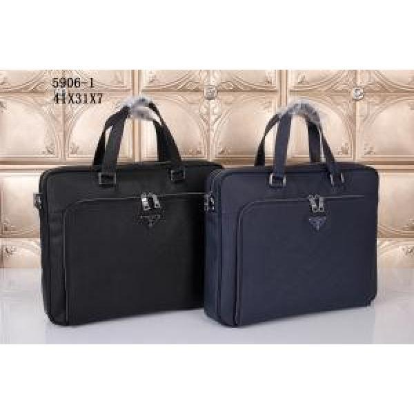 PRADA プラダ 2026 入手困難 メンズ用ショルダーベルト付 ハンドバッグ2色可選 5906-1.57.