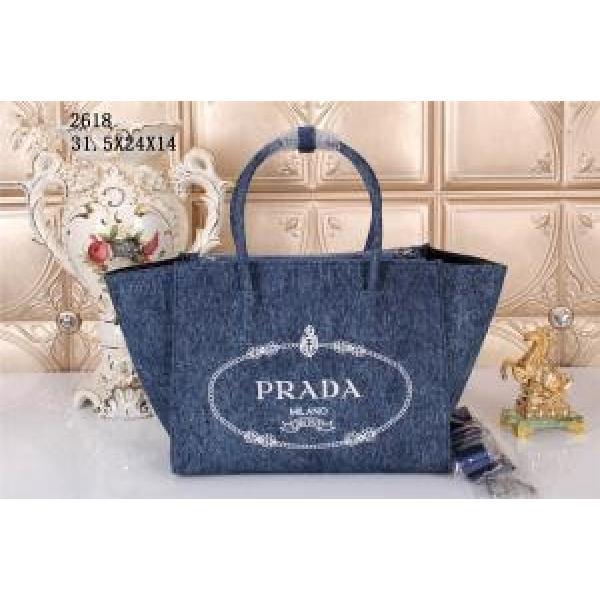 PRADA プラダ 2026 首胸ロゴ  レディースハンドバッグ ショルダーベルト付 2618.68.