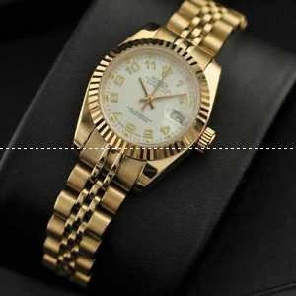 ROLEX ロレックス デイトジャスト 女性用腕時計 自動巻き 3針クロノグラフ 日付表示 27.00mm サファイヤクリスタル風防.196.