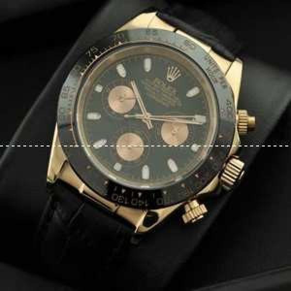 ROLEX ロレックス デイトナ メンズ腕時計 自動巻き 6針クロノグラフ レザー 39.3mm.196.