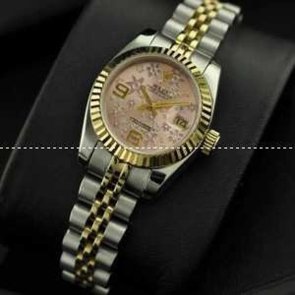 ROLEX ロレックス デイトジャスト 女性用腕時計 自動巻き 3針クロノグラフ 日付表示 27.00mm サファイヤクリスタル風防.196.