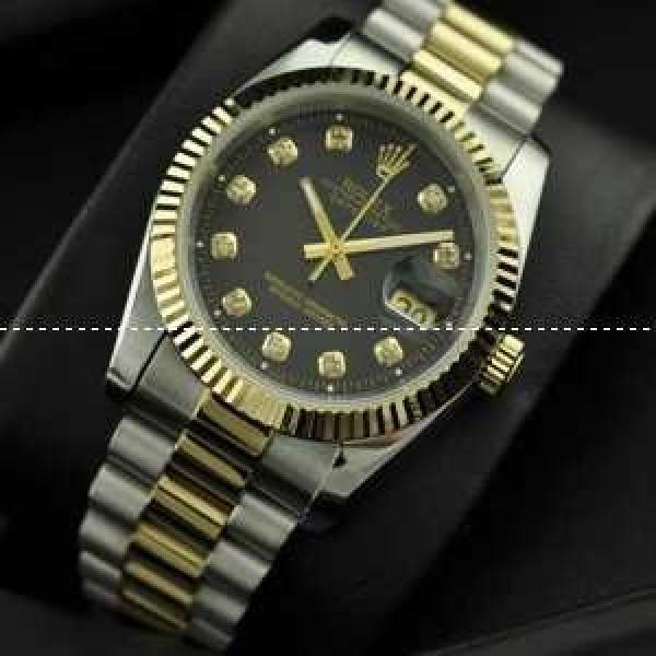 ROLEX ロレックス デイトジャスト 恋人腕時計 自動巻き 3針クロノグラフ 日付表示 ステンレス.196.