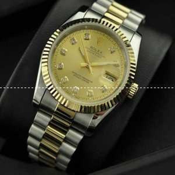 ROLEX ロレックス デイトジャスト 恋人腕時計 自動巻き 3針クロノグラフ 日付表示 ステンレス.196.