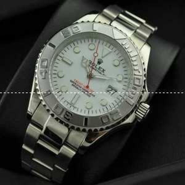 ROLEX ロレックス ヨットマスター メンズ腕時計 自動巻き 偽物ブランド時計 3針クロノグラフ 夜光効果 日付表示.196.