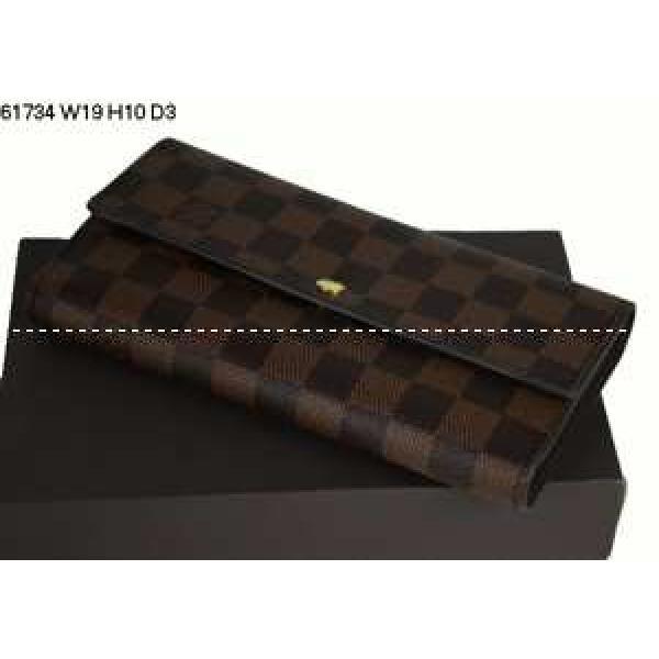 最高ランクLOUIS VUITTON ルイ ヴィトン二つ折り小銭入れ 長財布.153.