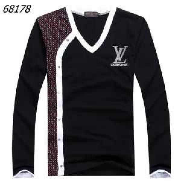2026秋冬 人気が爆発 LOUIS VUITTON ルイ ヴィトン Vネック 長袖 Tシャツ 3色可選