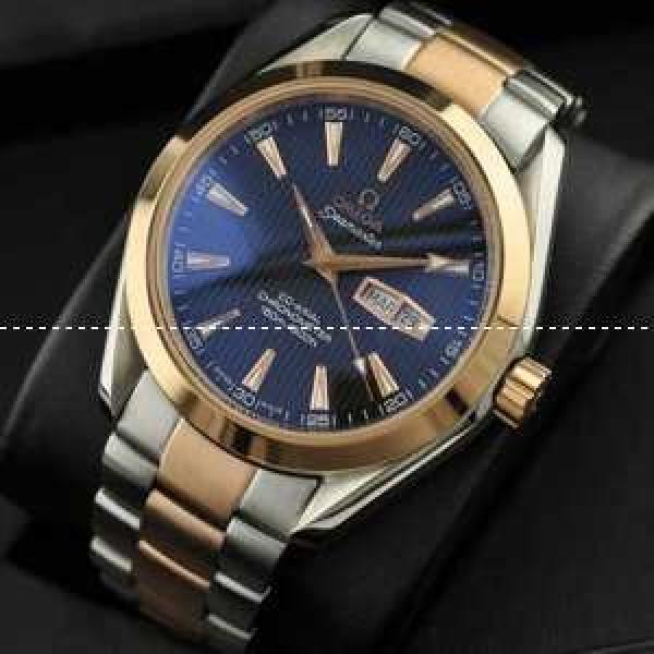 自動巻き　3針クロノグラフ OMEGA オメガ メンズ腕時計 日付表示 月付表示 サファイヤクリスタル風防 ステンレス.194.