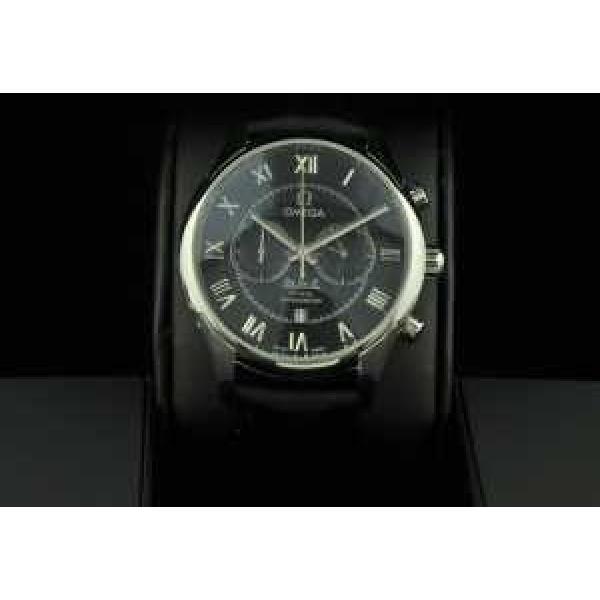 半自動卷 日本製クオーツ 2針 OMEGA オメガ  メンズ腕時計.194.