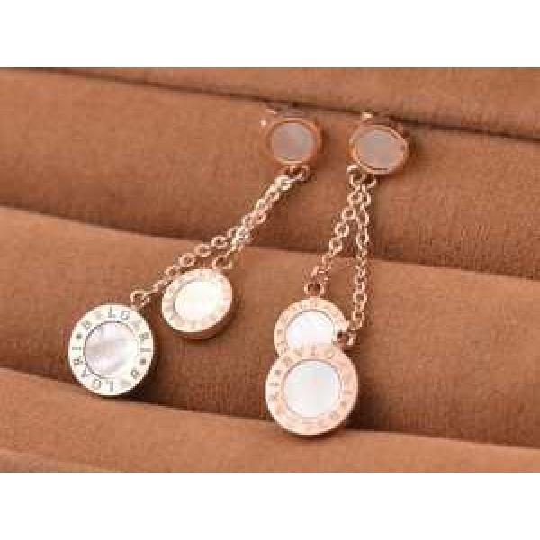 2026秋冬新作 BVLGARI ブルガリ ピアス 美品！.229.
