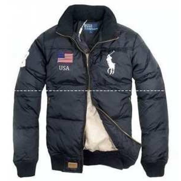 特選新作 Polo Ralph Lauren ポロ ラルフローレン ダウンジャケット BLACK